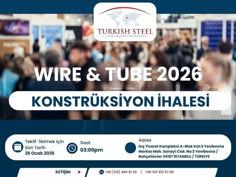 Wire & Tube 2026 Fuarı Konstrüksiyon İhalesi